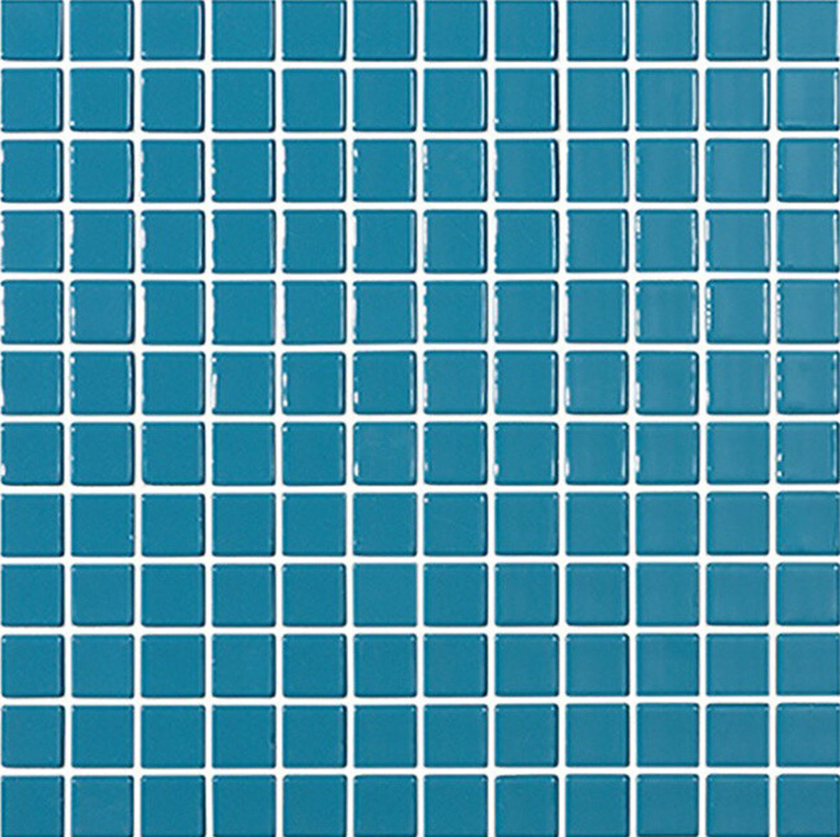 LPC Colors Liso lasilaatta mosaiikki seinälaatta 2,5X2,5 Marron Oscuro 836 tasapintainen kiiltävä keskitumma sininen