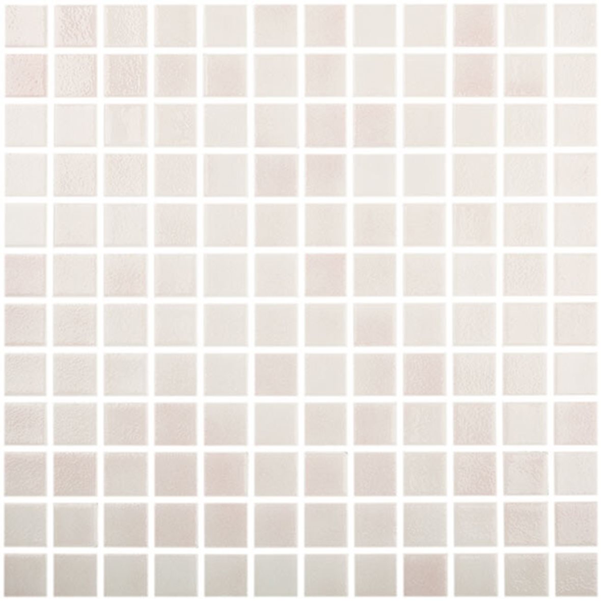 LPC Colors Niebla lasilaatta mosaiikki seinälaatta 2,5X2,5 Rosa 502 tasapintainen kiiltävä vaalea punainen