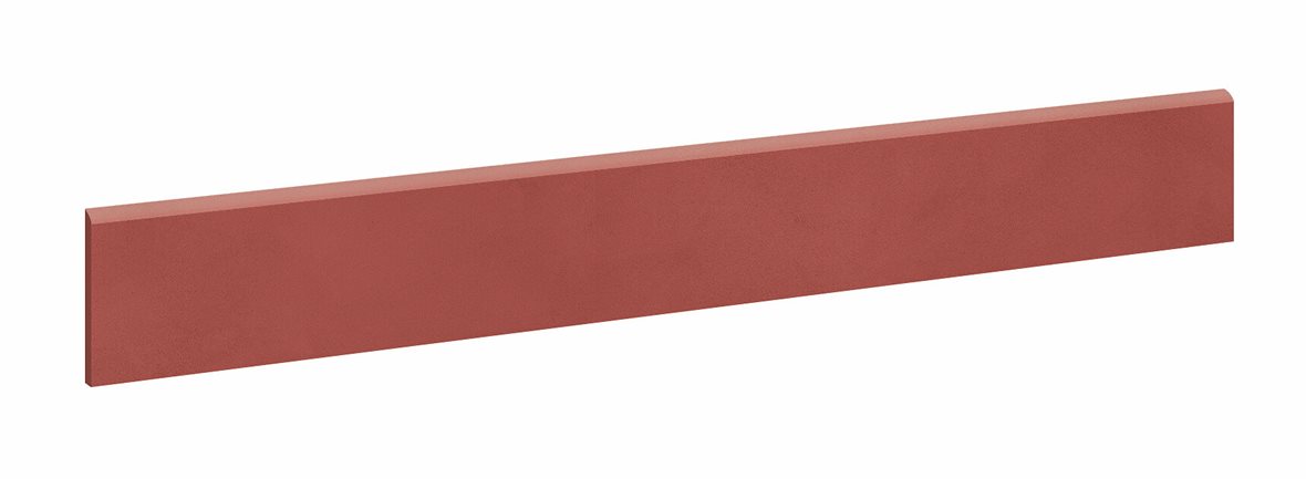 LPC Milan lasittamaton jalkalista 7,2X60 10 cotto tasapintainen silotettu matta keskitumma punainen betoni