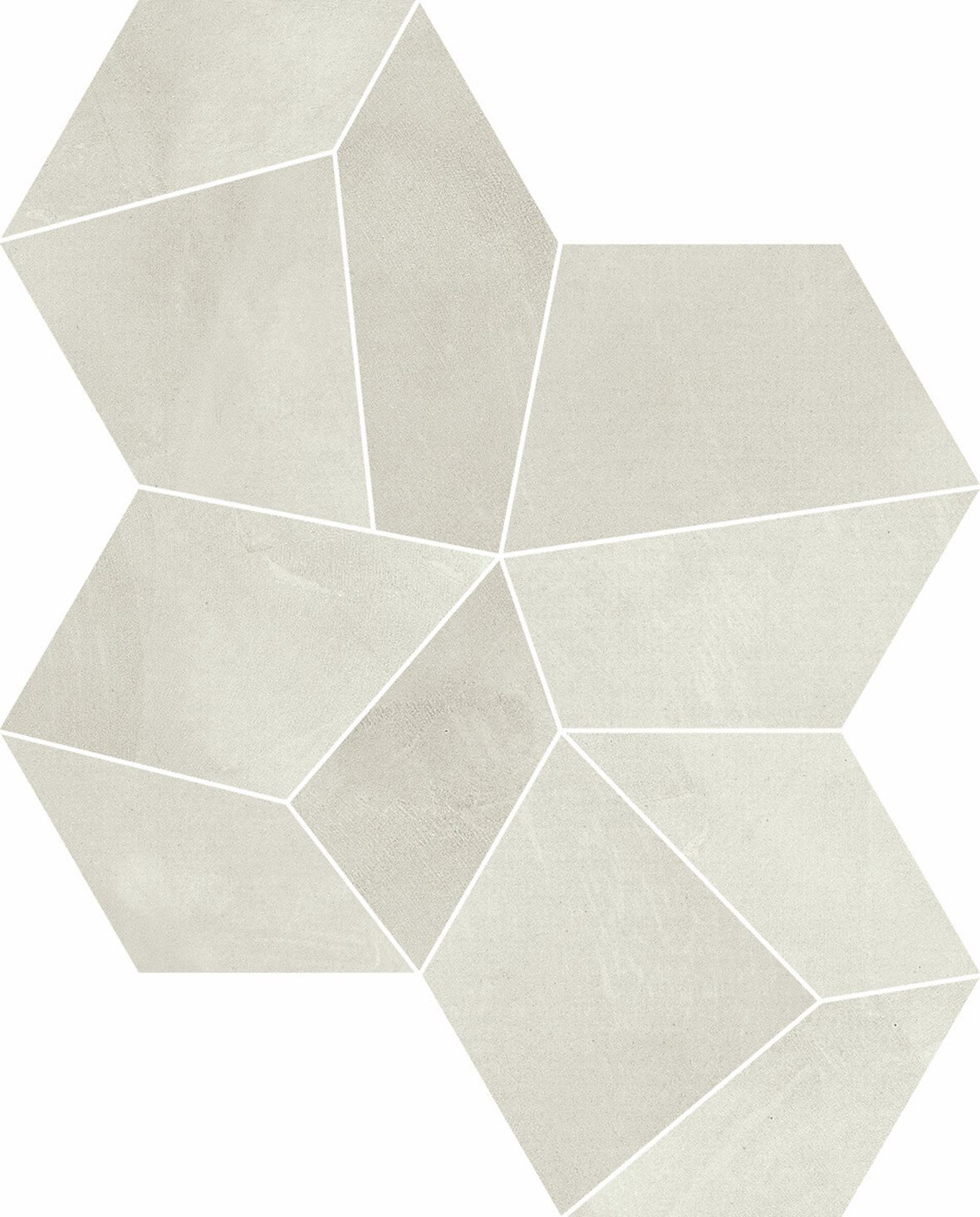 LPC Milan lasittamaton porcelanato mosaiikki seinälaatta lattialaatta 01 kalkki tasapintainen silotettu matta vaalea valkoinen betoni