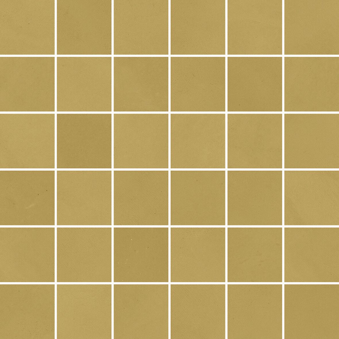 LPC Milan lasittamaton porcelanato mosaiikki seinälaatta lattialaatta 5X5 09 ocra tasapintainen silotettu matta keskitumma keltainen betoni