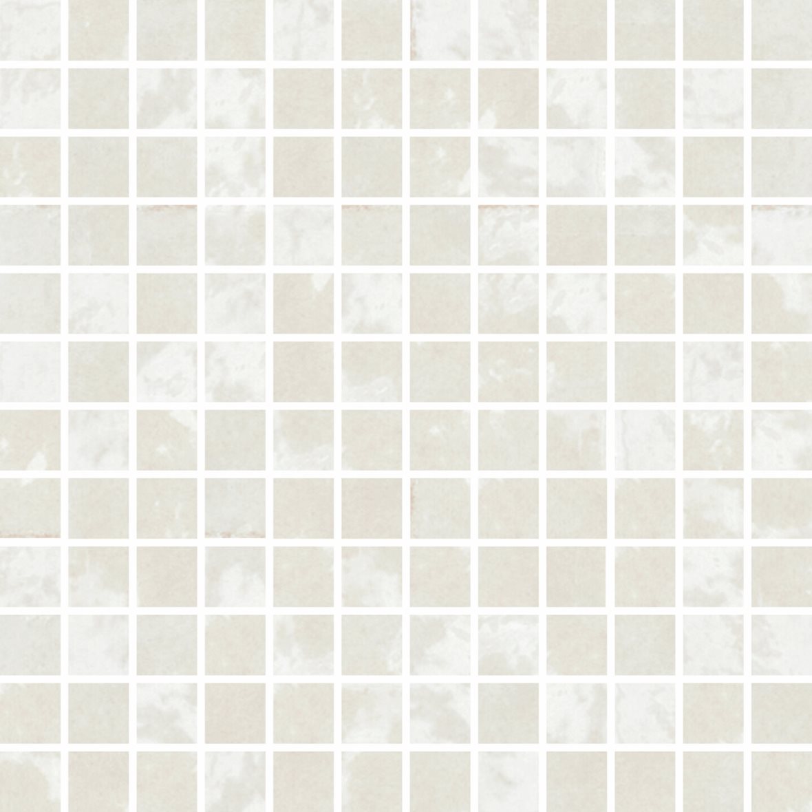 LPC Poem lasitettu porcelanato mosaiikki seinälaatta lattialaatta 2,08X2,08 02 beige laineileva kiiltävä vaalea beige vivahteikas