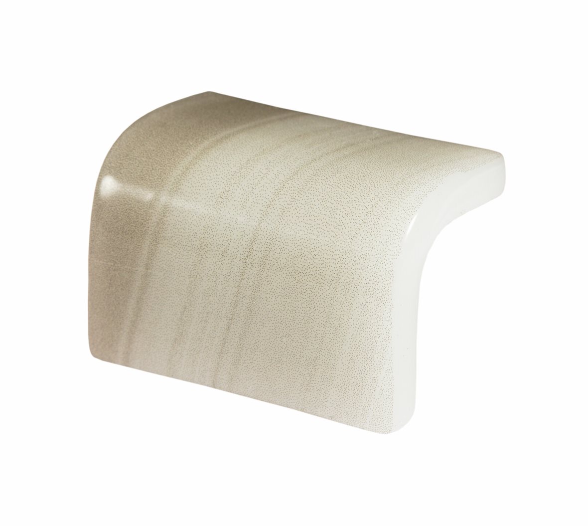 LPC Nature lasilaatta porraslaatta reunalla 3,8X3,8 Sea Salt 5601 tasapintainen kiiltävä vaalea beige