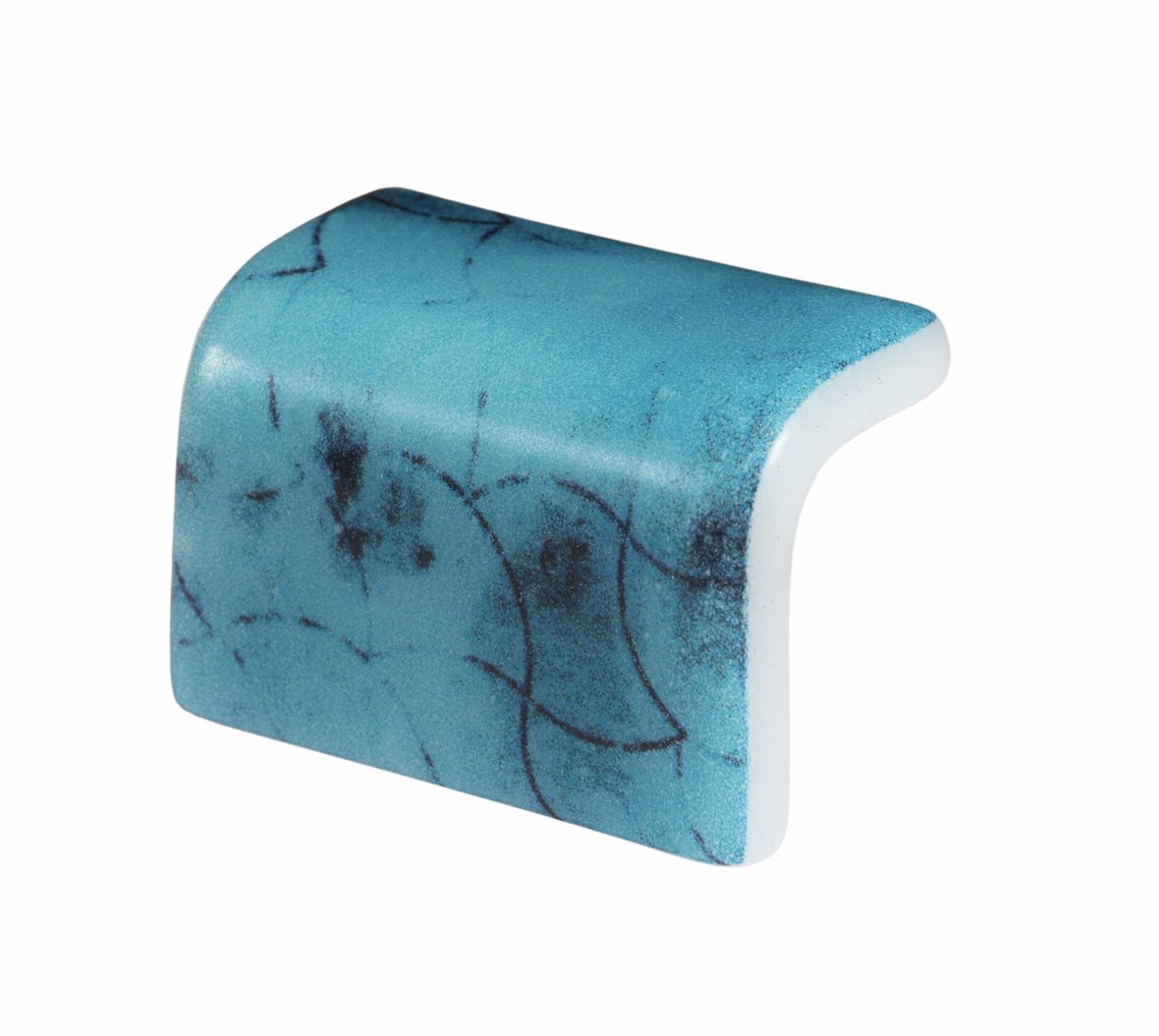 LPC Nature lasilaatta porraslaatta reunalla 3,8X3,8 Olympic tasapintainen kiiltävä vaalea sininen