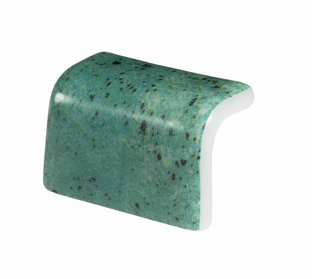 LPC Nature lasilaatta porraslaatta reunalla 3,8X3,8 Bali 5608 tasapintainen kiiltävä keskitumma vihreä