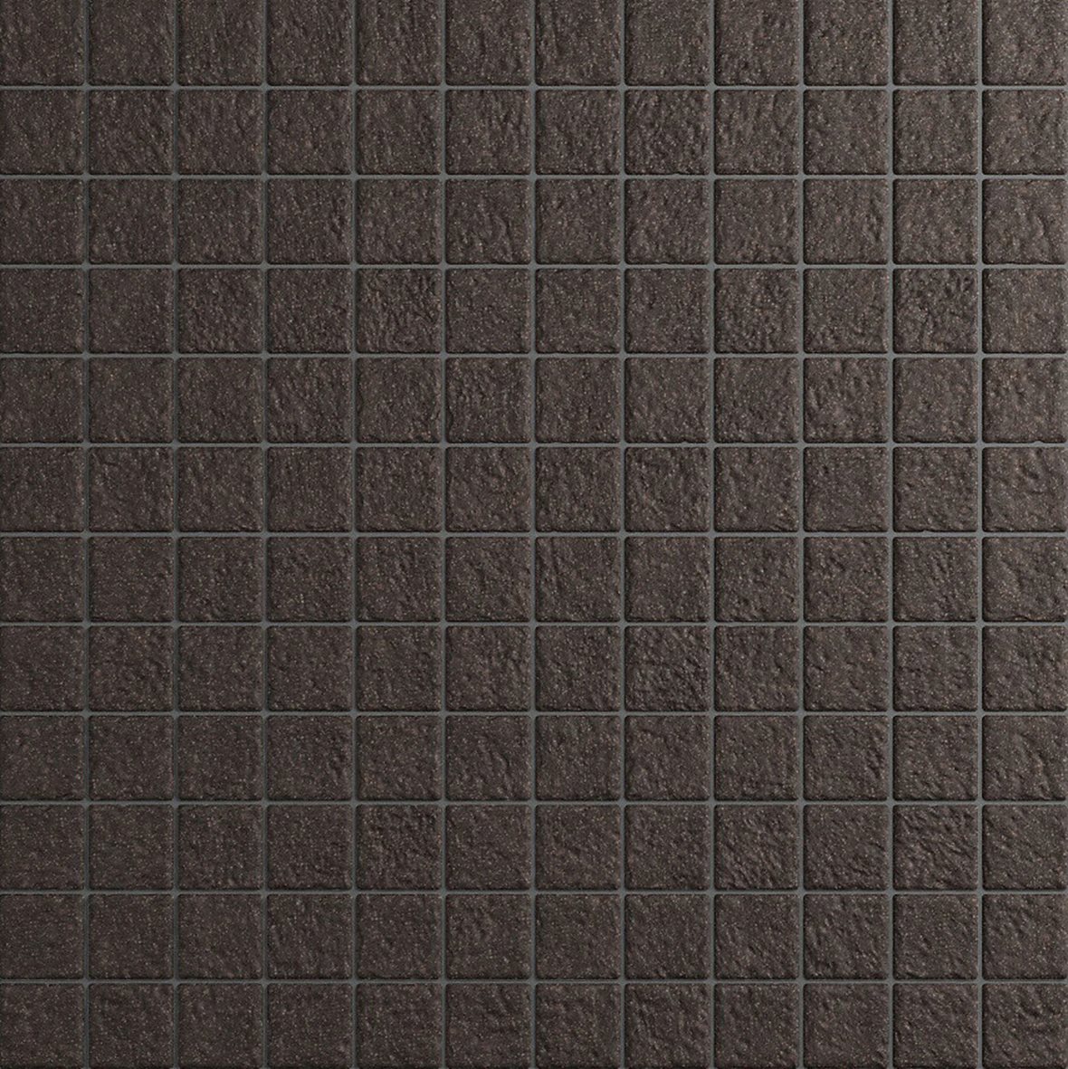 LPC Lapis lasitettu porcelanato mosaiikki seinälaatta lattialaatta ulkolaatta 2,5X2,5 7009 Argillite strukturoitu matta antibakteerinen tumma ruskea k