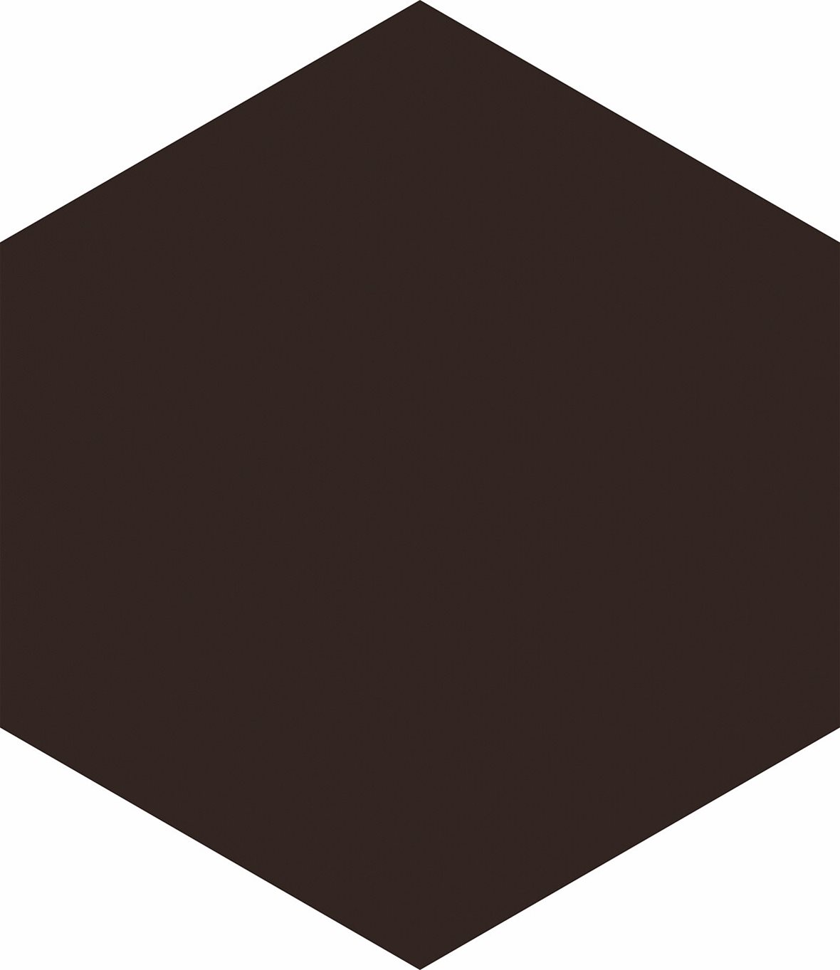 LPC P21 lasitettu klinkkeri seinälaatta lattialaatta ulkolaatta 19,7X22,8 Uni Preto PPH369 tasapintainen matta 6-kulmainen vaalea musta yksivärinen