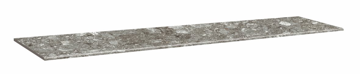 LPC Nordik NDK lasittamaton porraslaatta 33X120 02 tuhka tasapintainen matta keskitumma harmaa kivi