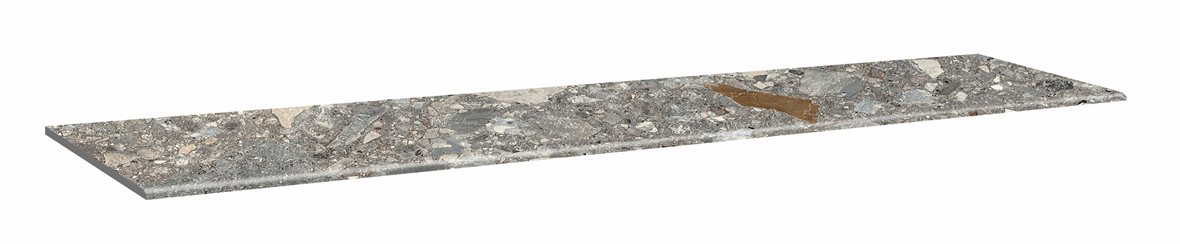 LPC Nordik NDK lasittamaton porraslaatta 33X120 05 hiekka tasapintainen matta keskitumma harmaa kivi