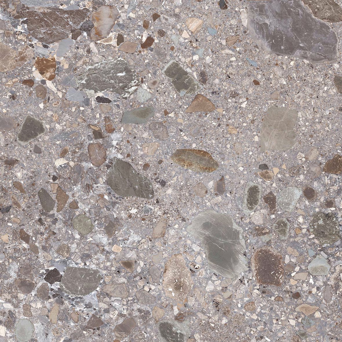 LPC Nordik NDK lasittamaton porcelanato seinälaatta lattialaatta ulkolaatta 60X60 08 moreeni strukturoitu matta keskitumma harmaa kivi