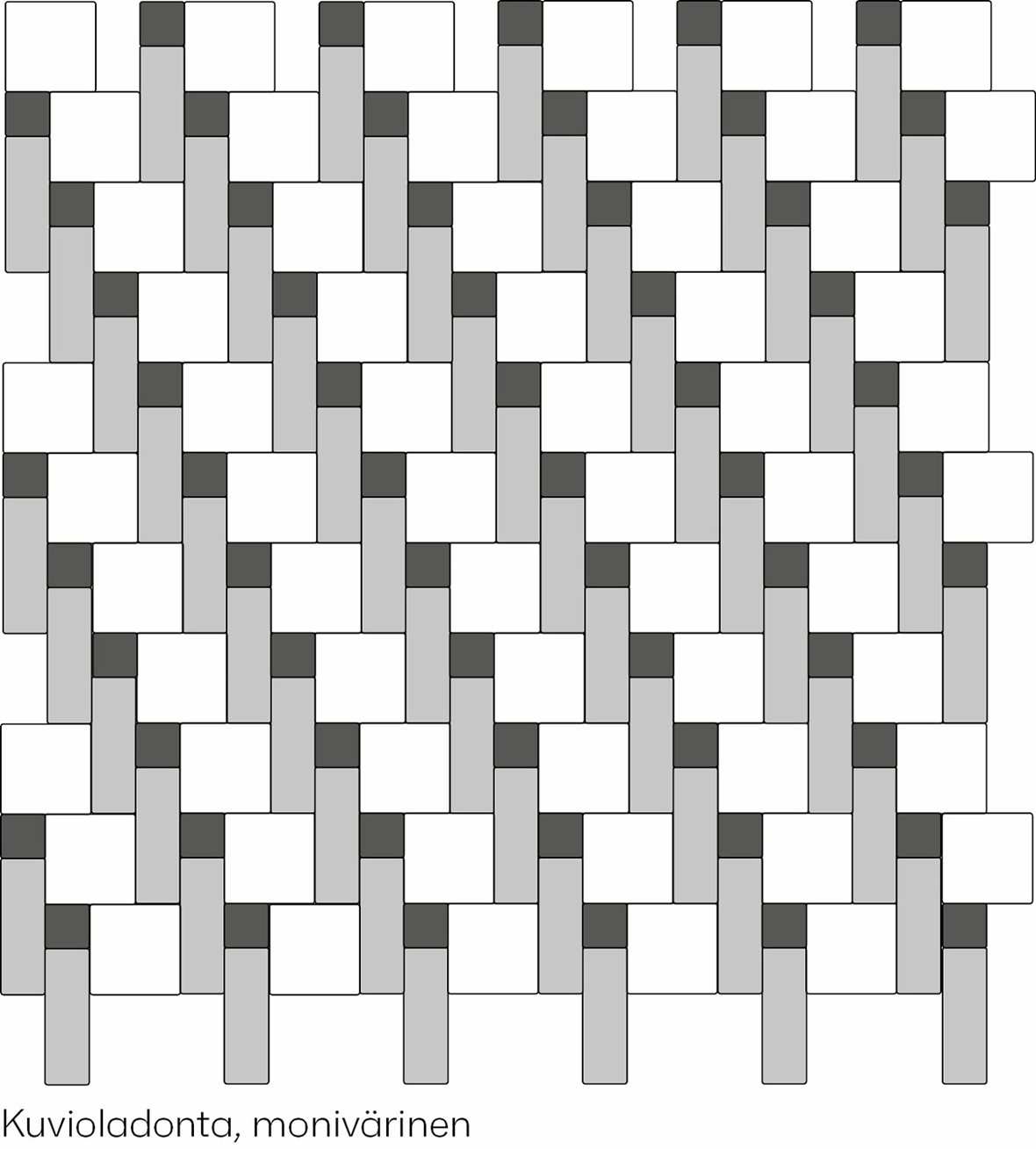 LPC Pastelli Posa Custom E monivärinen lasittamaton porcelanato mosaiikki seinälaatta lattialaatta ulkolaatta tasapintainen matta antibakteerinen väri
