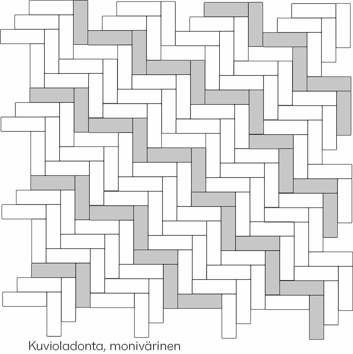 LPC Pastelli lasittamaton porcelanato mosaiikki seinälaatta lattialaatta ulkolaatta 1,25X3,75 tasapintainen matta antibakteerinen valinnainen väri vär