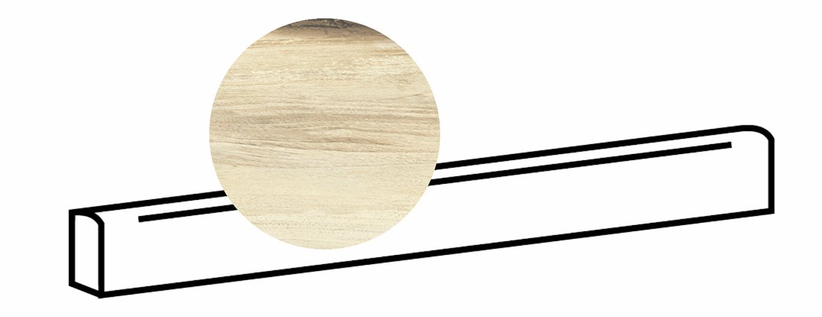 LPC Aspen lasitettu jalkalista 6X150 02 vaahtera tasapintainen matta vaalea vaalea puu puu