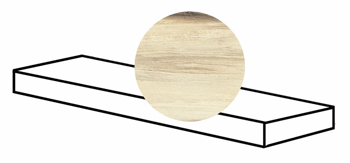 LPC Aspen lasitettu porraslaatta reunalla kulmapala 33X120 02 vaahtera tasapintainen matta oikea vaalea vaalea puu puu