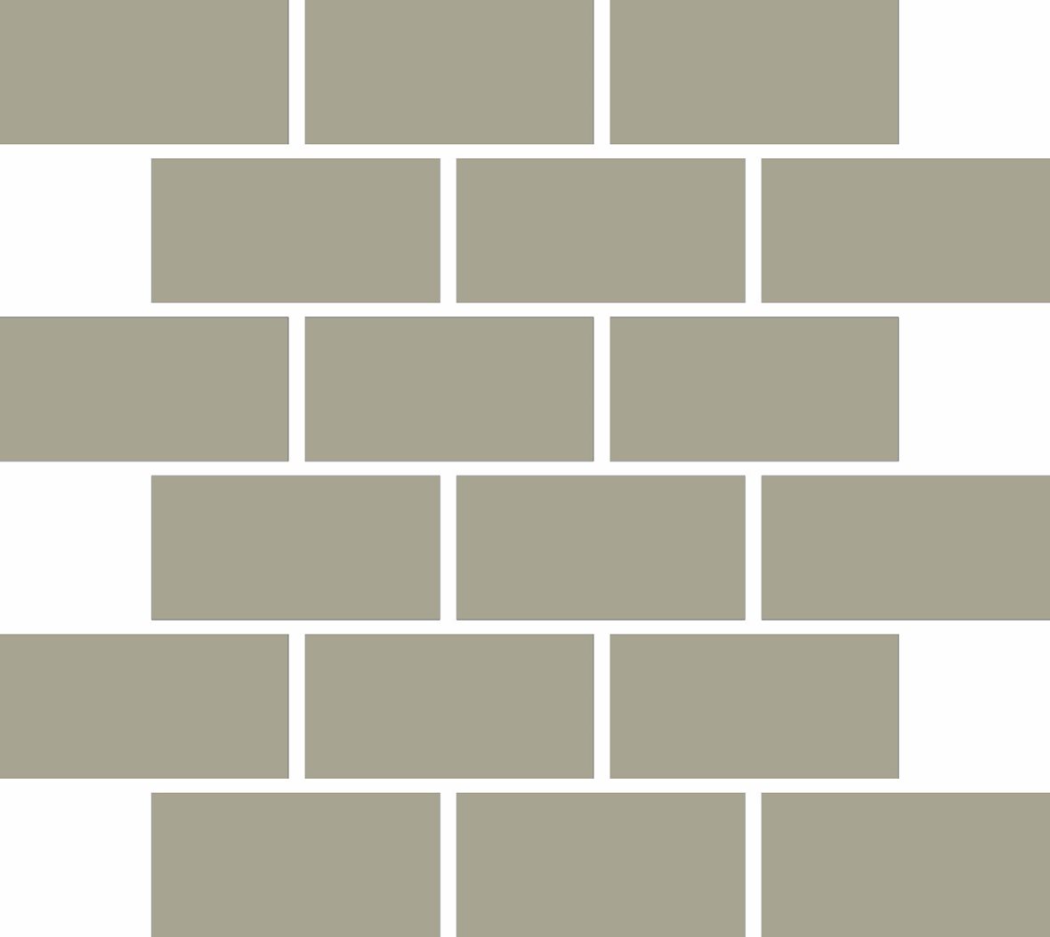 LPC Plain Colours Rectangles Brickbond lasittamaton porcelanato mosaiikki seinälaatta lattialaatta 5X10 Pale Grey tasapintainen matta keskitumma harma