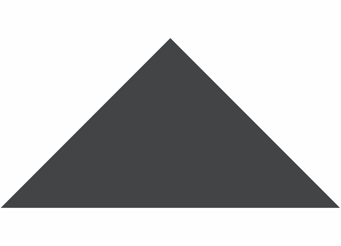 LPC Plain Colours Triangles lasittamaton porcelanato mosaiikki seinälaatta lattialaatta 7X7 Black tasapintainen matta tumma musta yksivärinen