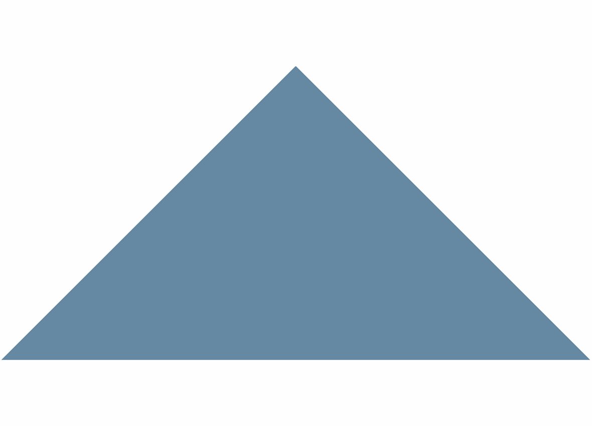 LPC Plain Colours Triangles lasittamaton porcelanato mosaiikki seinälaatta lattialaatta 7X7 Dark Blue tasapintainen matta tumma sininen yksivärinen