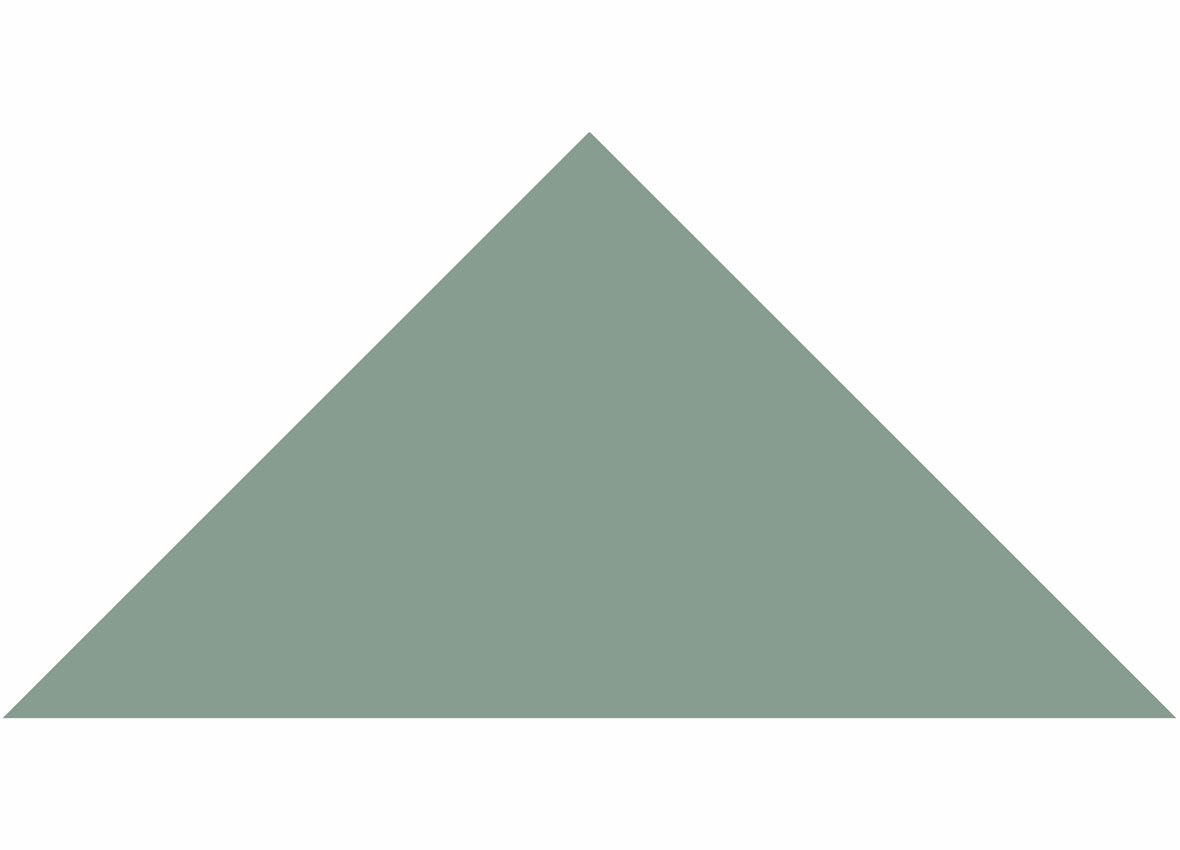 LPC Plain Colours Triangles lasittamaton porcelanato mosaiikki seinälaatta lattialaatta 7X7 Green tasapintainen matta keskitumma vihreä yksivärinen