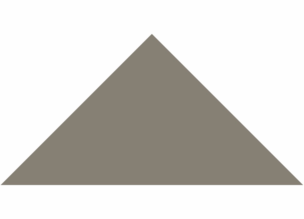 LPC Plain Colours Triangles lasittamaton porcelanato mosaiikki seinälaatta lattialaatta 7X7 Grey tasapintainen matta keskitumma harmaa yksivärinen