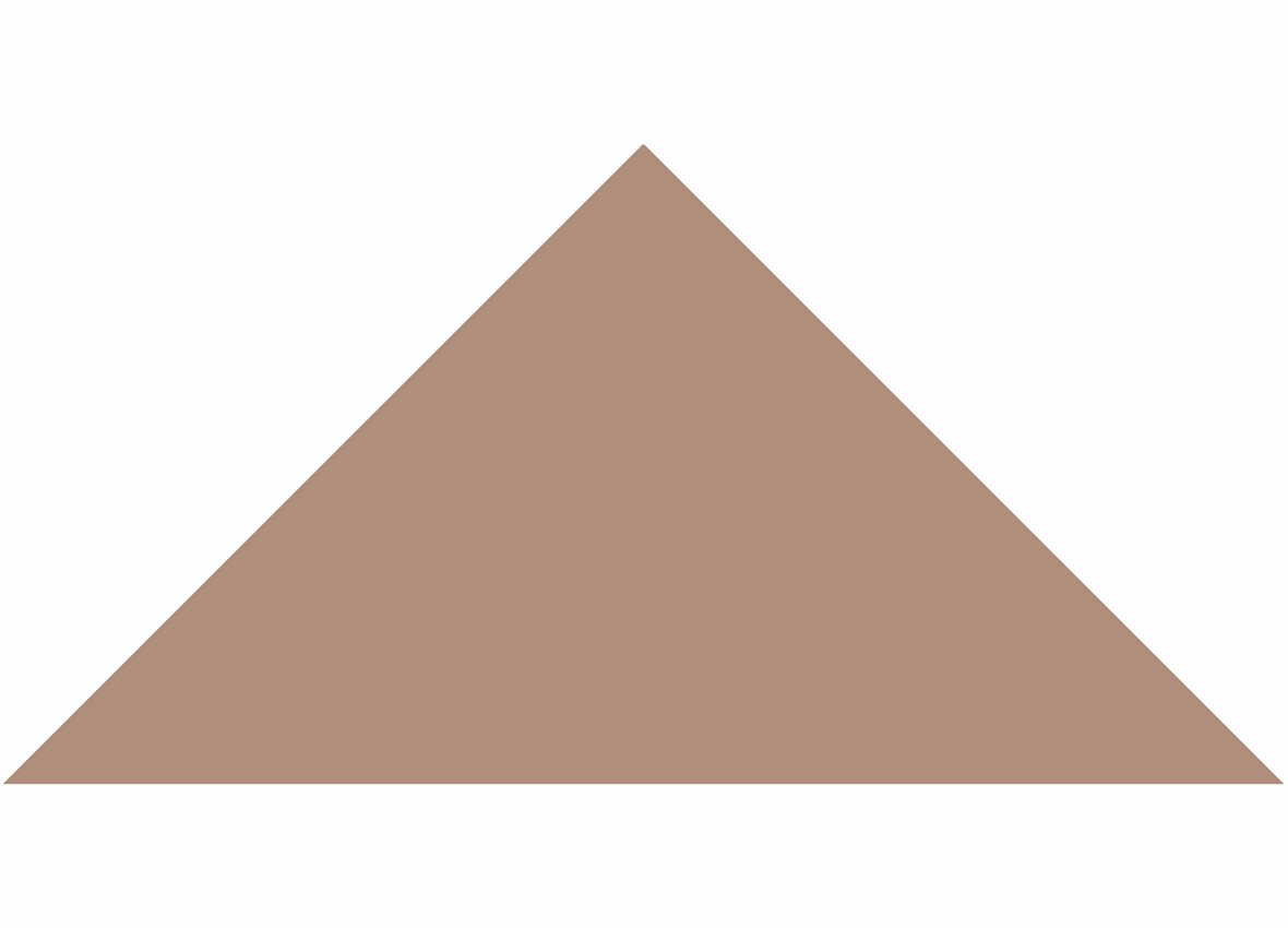 LPC Plain Colours Triangles lasittamaton porcelanato mosaiikki seinälaatta lattialaatta 7X7 Old Pink tasapintainen matta keskitumma punainen yksivärin