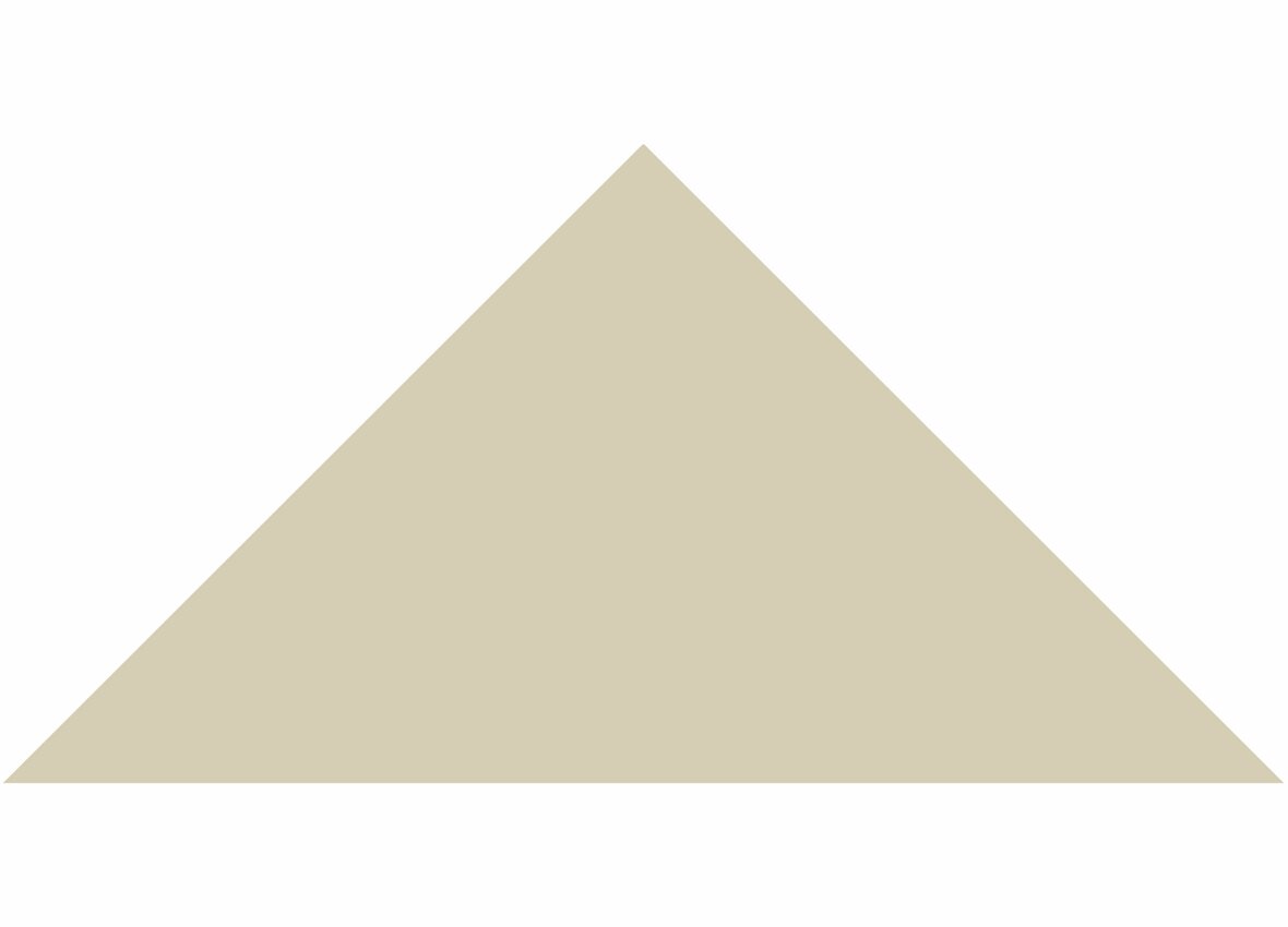 LPC Plain Colours Triangles lasittamaton porcelanato mosaiikki seinälaatta lattialaatta 7X7 Ontario tasapintainen matta vaalea beige yksivärinen