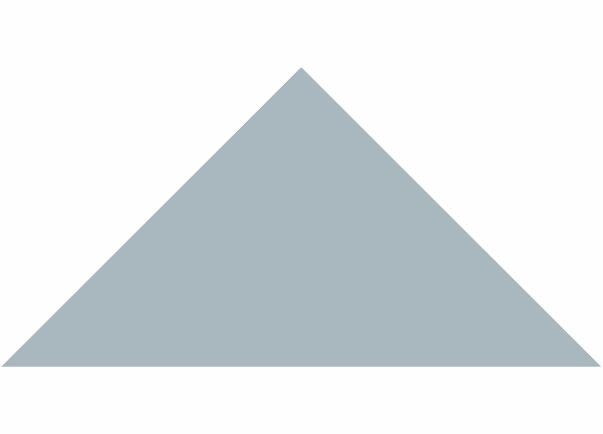 LPC Plain Colours Triangles lasittamaton porcelanato mosaiikki seinälaatta lattialaatta 7X7 Pale Blue tasapintainen matta vaalea sininen yksivärinen