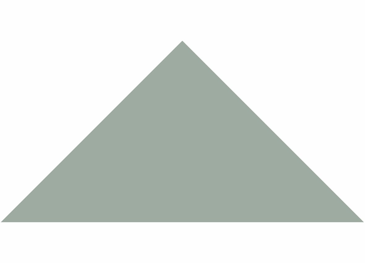 LPC Plain Colours Triangles lasittamaton porcelanato mosaiikki seinälaatta lattialaatta 7X7 Pale Green tasapintainen matta keskitumma vihreä yksivärin