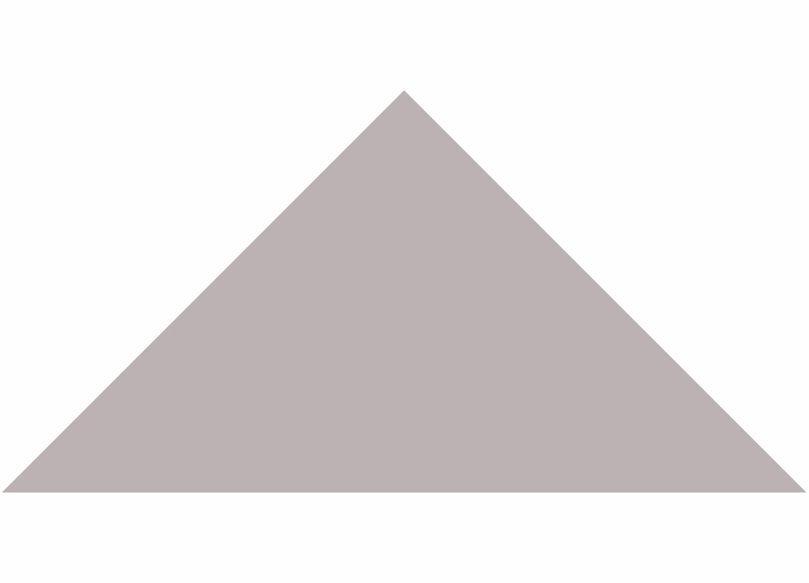 LPC Plain Colours Triangles lasittamaton porcelanato mosaiikki seinälaatta lattialaatta 7X7 Parma tasapintainen matta vaalea liila yksivärinen