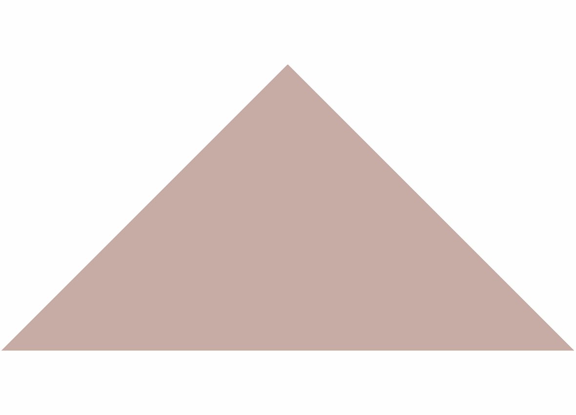 LPC Plain Colours Triangles lasittamaton porcelanato mosaiikki seinälaatta lattialaatta 7X7 Pink tasapintainen matta vaalea punainen yksivärinen