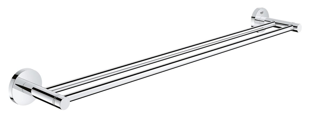 GROHE Essentials kaksiosainen pyyhetanko 60x5,4x10,5 cm kromi
