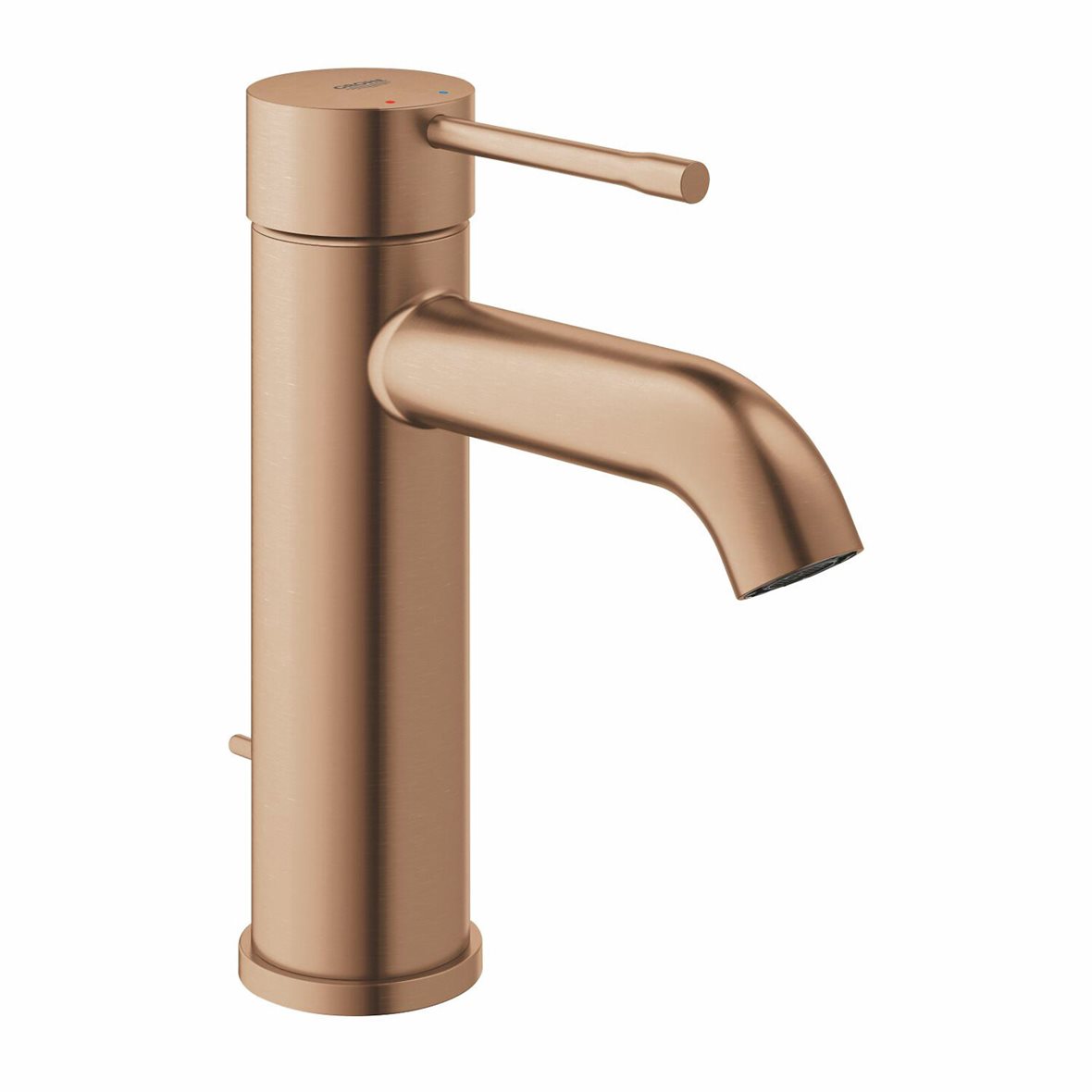GROHE Essence S pesuallashana brushed warm sunset sisältää vipupohjaventtiilin