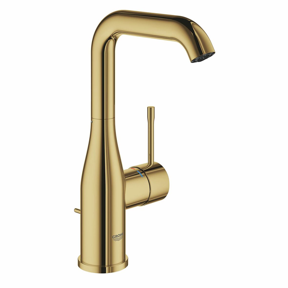 GROHE Essence L pesuallashana cool sunrise sisältää vipupohjaventtiilin