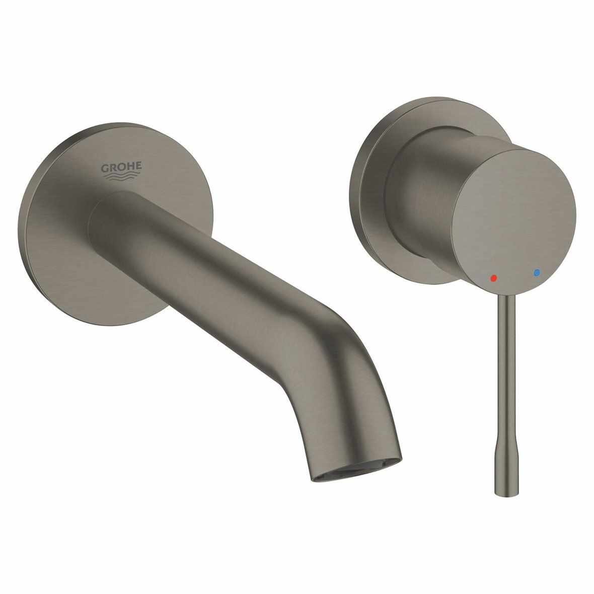 GROHE Essence M pintaosa pesuallashanalle seinään brushed hard graphite