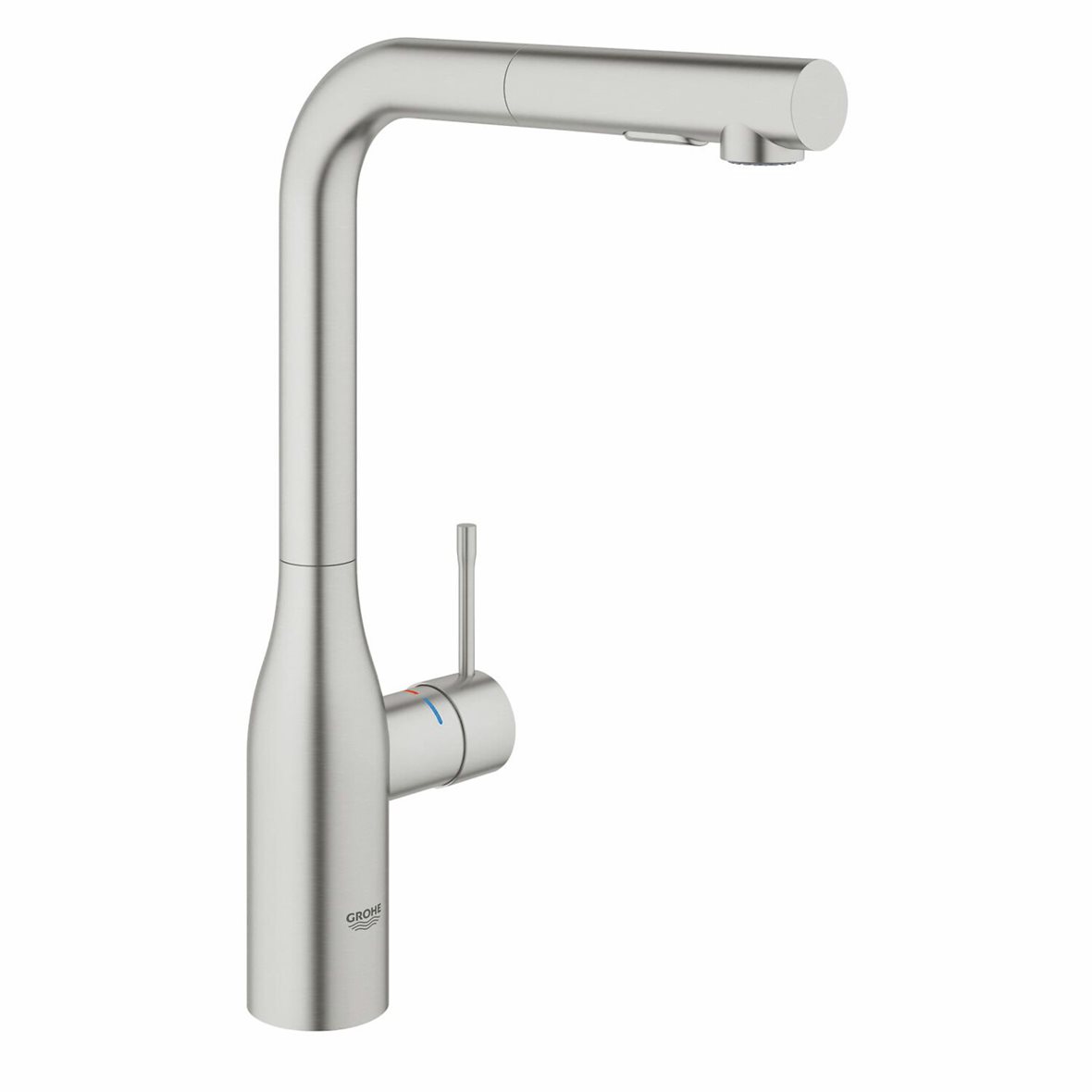 GROHE Essence keittiöhana supersteel ulosvedettävä 2 toimintoa