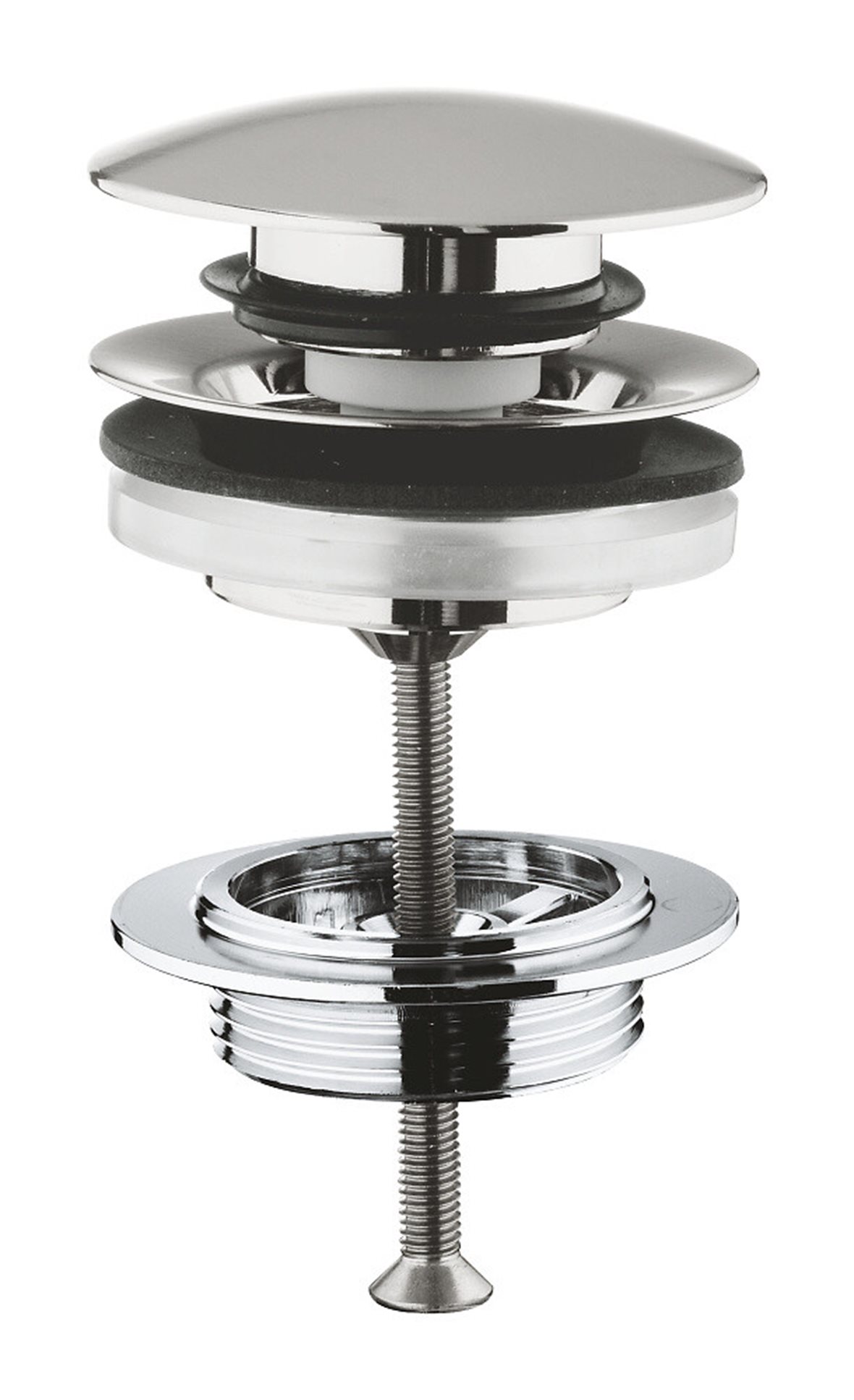 GROHE push-open pohjaventtiili supersteel