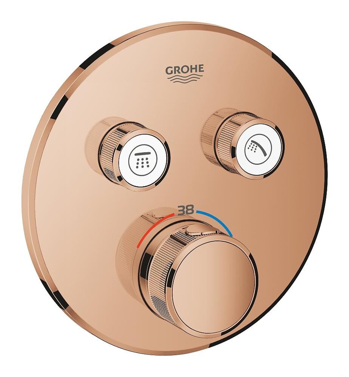 GROHE Grohtherm SmartControl pintaosa termostaattihanalle warm sunset 2 toimintoa