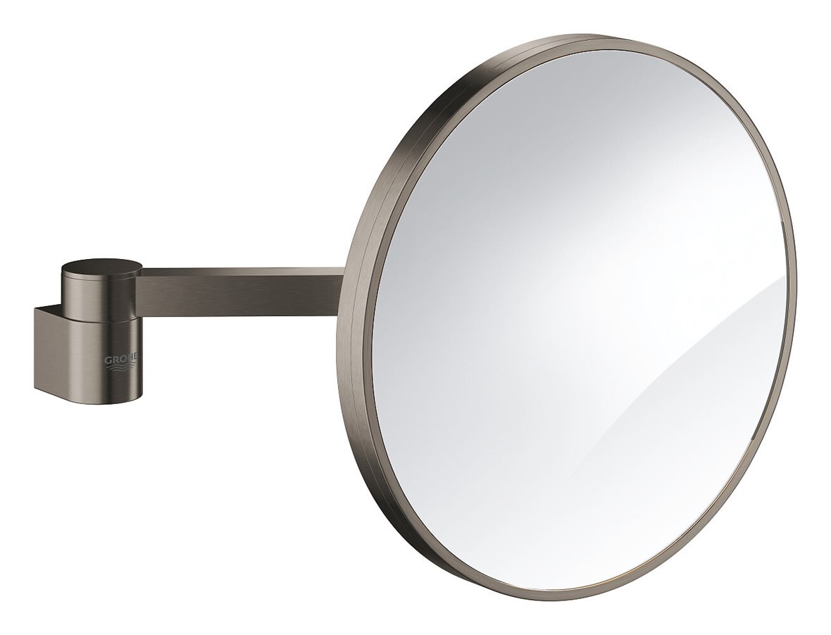 GROHE Selection meikkipeili 25x20x8,1cm PVD brushed hard graphite