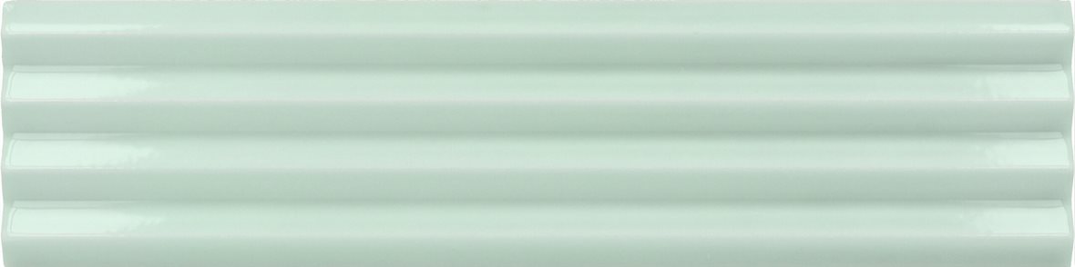 LPC Cuba Relief lasitettu kaakeli seinälaatta 5X20 04 minttu kohokuvioinen kiiltävä vaalea turkoosi yksivärinen