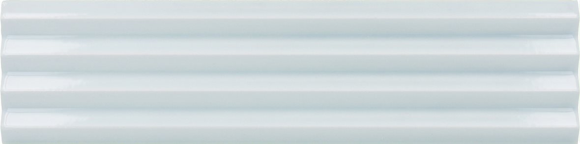 LPC Cuba Relief lasitettu kaakeli seinälaatta 5X20 06 taivas kohokuvioinen kiiltävä vaalea sininen yksivärinen