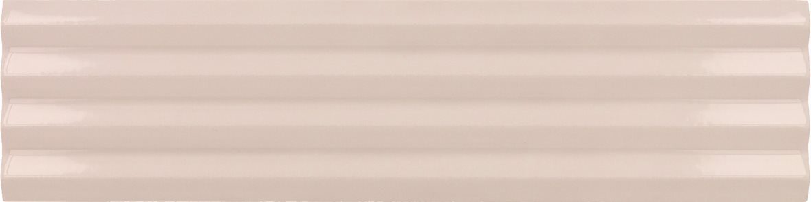 LPC Cuba Relief lasitettu kaakeli seinälaatta 5X20 09 rosa kohokuvioinen kiiltävä vaalea punainen yksivärinen