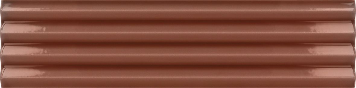 LPC Cuba Relief lasitettu kaakeli seinälaatta 5X20 11 tiili kohokuvioinen kiiltävä tumma punainen yksivärinen