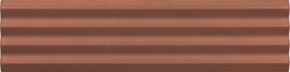 LPC Cuba Relief lasitettu kaakeli seinälaatta 5X20 11 tiili kohokuvioinen matta tumma punainen yksivärinen