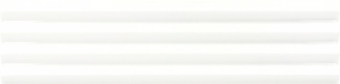 LPC Cuba Relief lasitettu kaakeli seinälaatta 5X20 01 valkoinen kohokuvioinen kiiltävä vaalea valkoinen yksivärinen