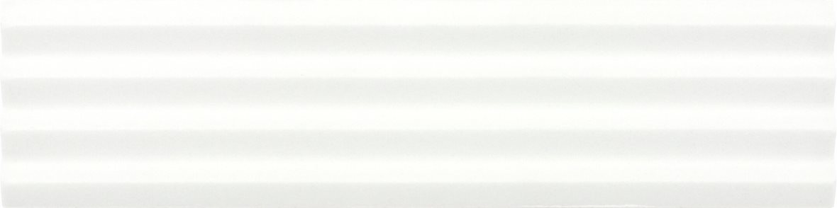 LPC Cuba Relief lasitettu kaakeli seinälaatta 5X20 01 valkoinen kohokuvioinen matta vaalea valkoinen yksivärinen