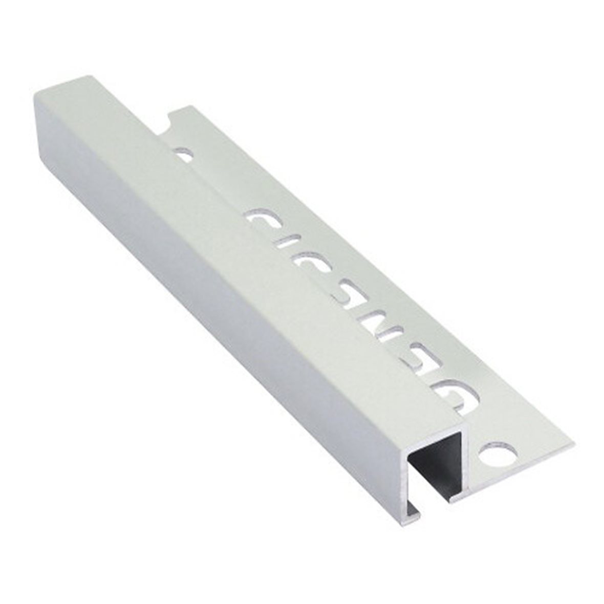 Listatalo laattalista neliö 12 mm alumiini mattahopea 2,5 m TDP120.81