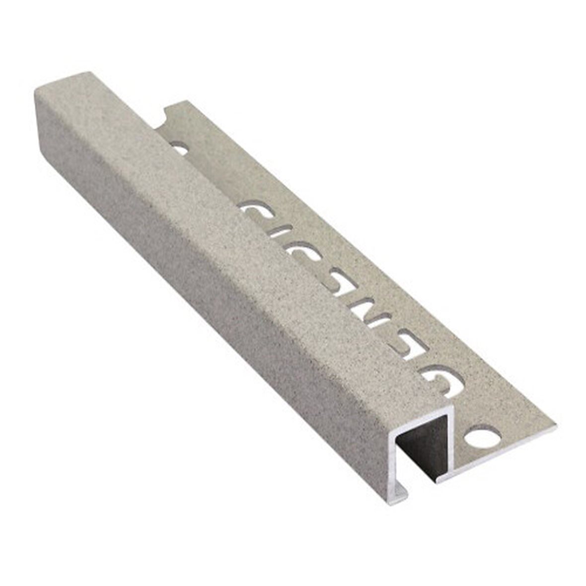 Listatalo laattalista neliö 12 mm alumiini graniitti 2,5 m TDP120.411