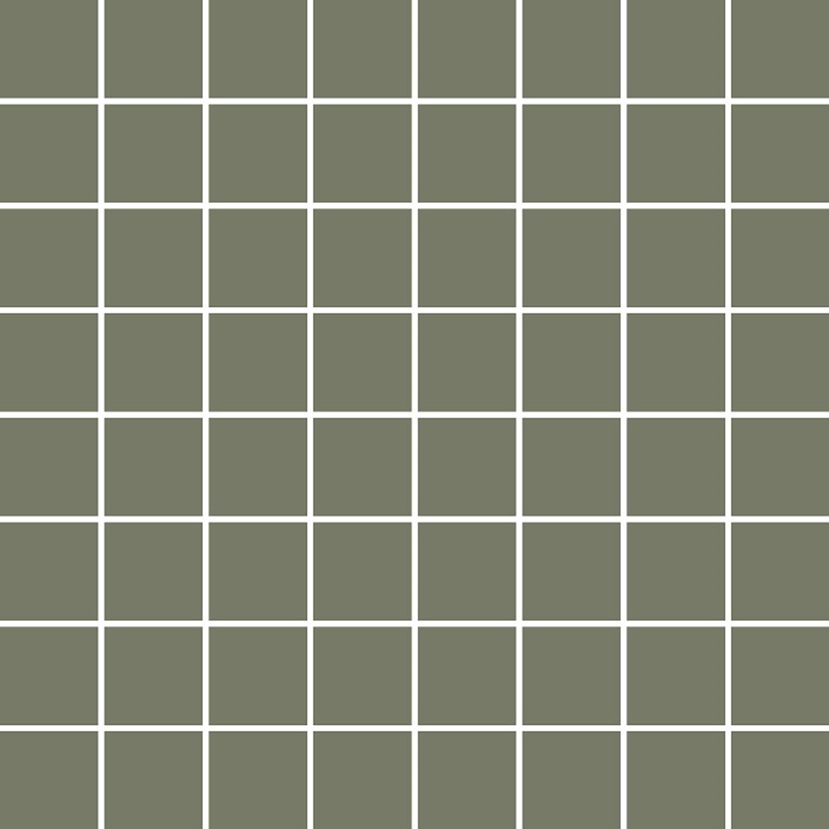 LPC Plain Colours lasittamaton porcelanato mosaiikki seinälaatta lattialaatta 3,5X3,5 Australian Green tasapintainen matta tumma vihreä yksivärinen