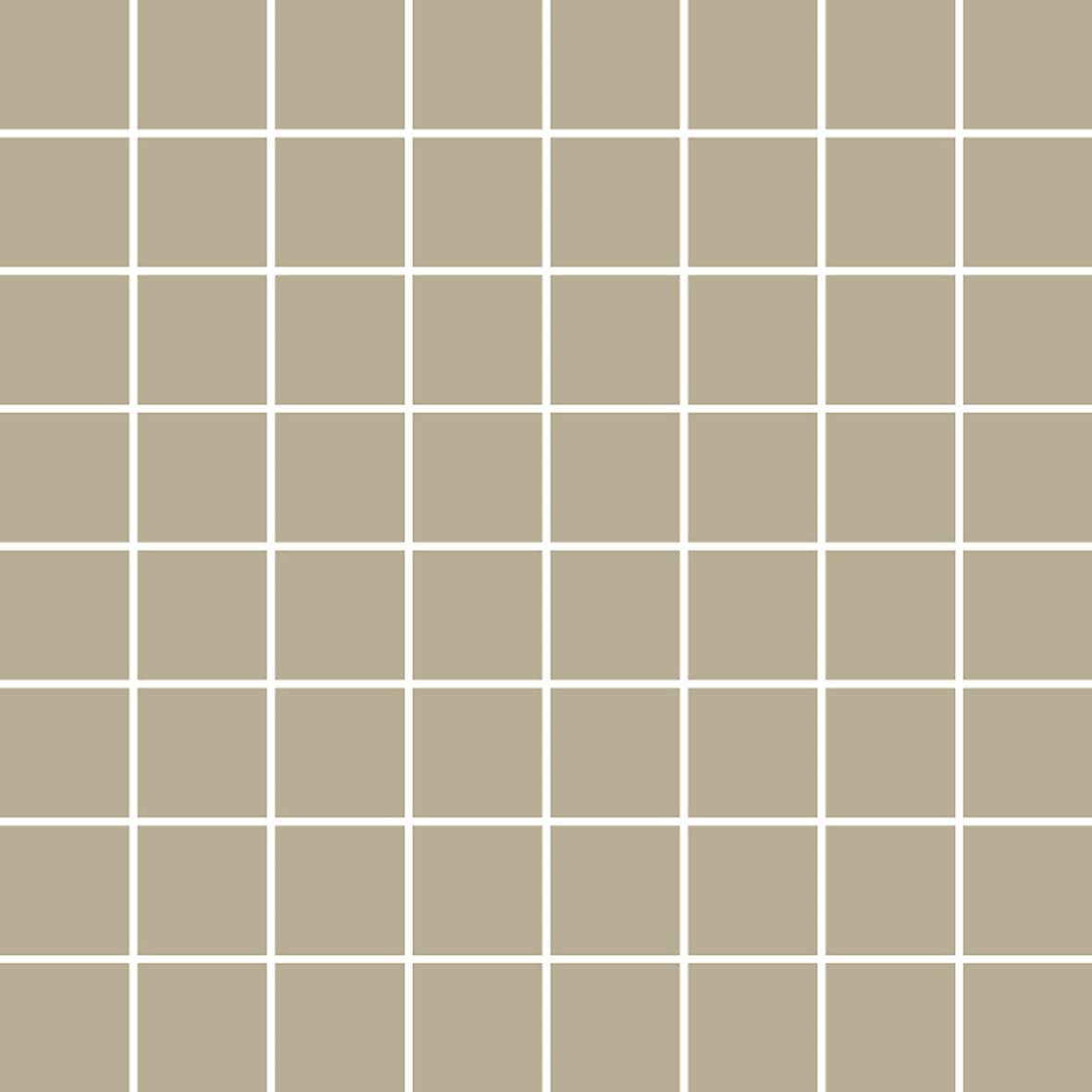 LPC Plain Colours lasittamaton porcelanato mosaiikki seinälaatta lattialaatta 3,5X3,5 Linen tasapintainen matta keskitumma beige yksivärinen