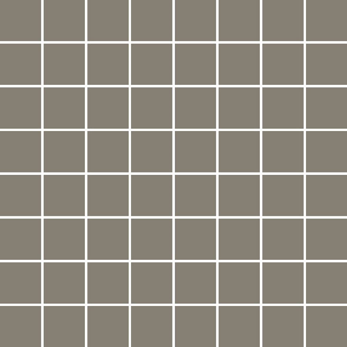 LPC Plain Colours lasittamaton porcelanato mosaiikki seinälaatta lattialaatta 3,5X3,5 Grey tasapintainen matta keskitumma harmaa yksivärinen