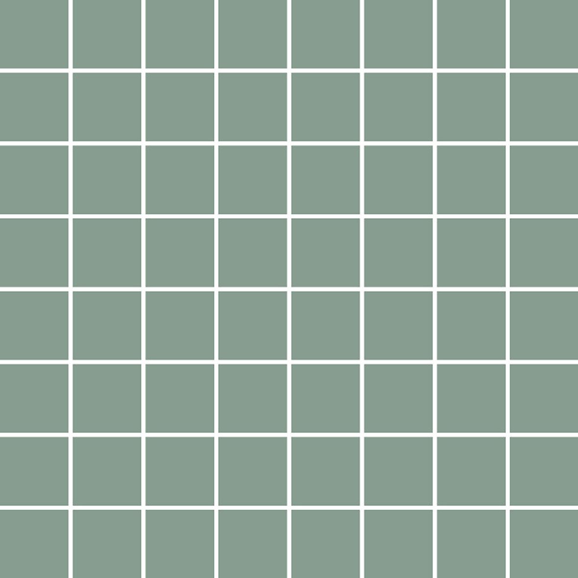 LPC Plain Colours lasittamaton porcelanato mosaiikki seinälaatta lattialaatta 3,5X3,5 Green tasapintainen matta keskitumma vihreä yksivärinen